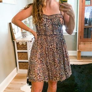 MM Couture Bustier Patterner Dress